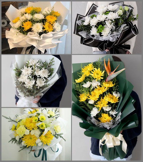 湖北咸宁市赤壁市车埠镇白驹村白事花束代送